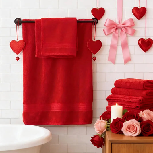 Soft Absorbent Turkish Cotton Bath Towel set