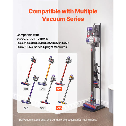 Dyson Vacuum Stand Compatible w/4 hooks