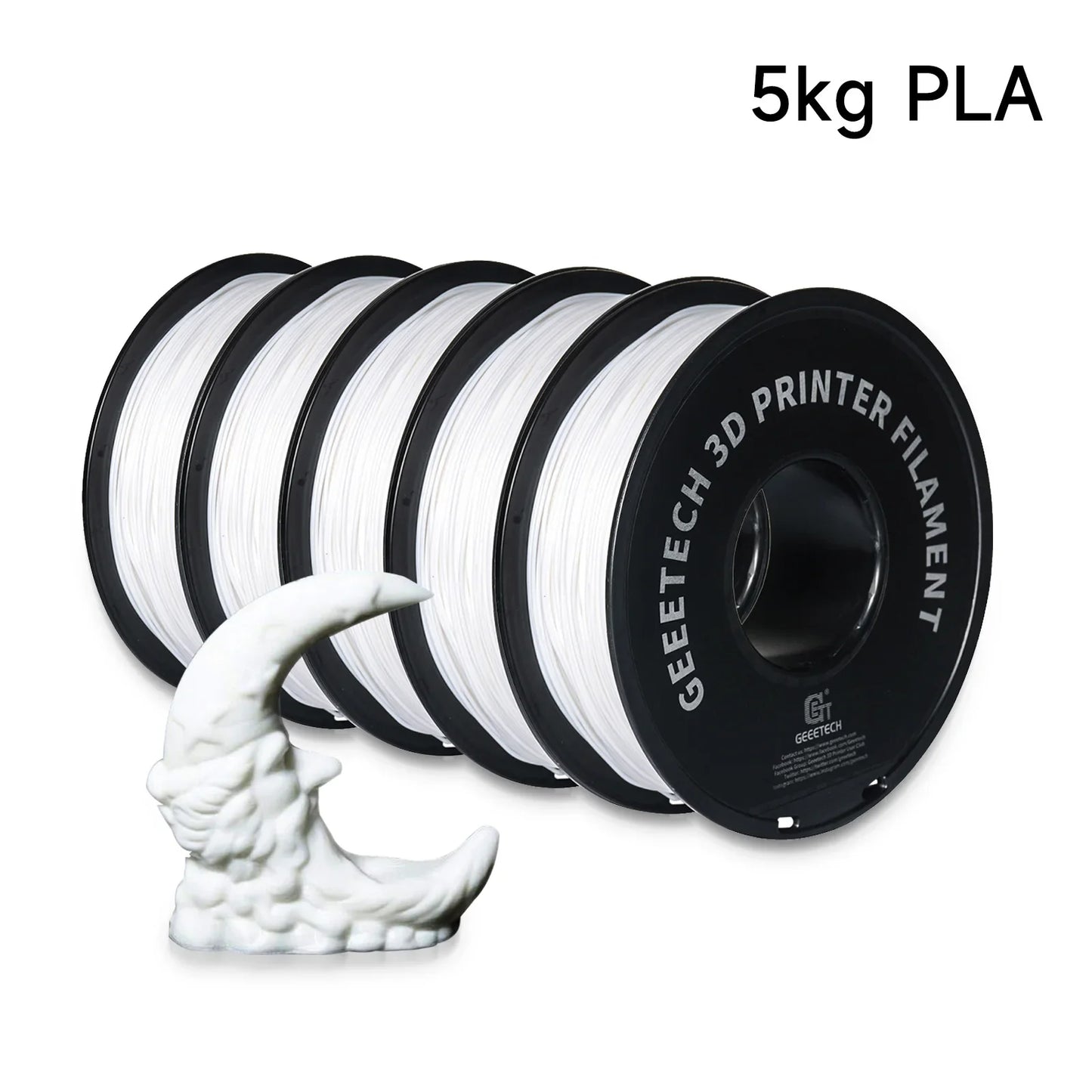 Standard 1.75mm PLA Filament for 3D Printer multiple colors