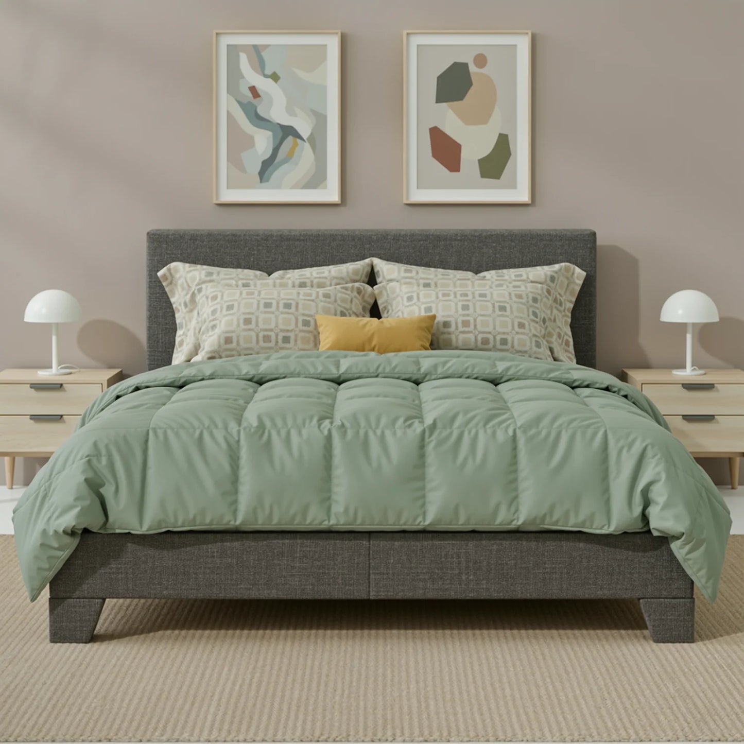 Full/Queen/King Upholstered Bed Frame