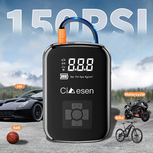 Wireless Air Compressor For Car Bicycle Motorcycle