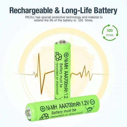 High Capacity AAA Rechargeable Batteries