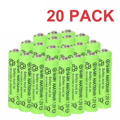 High Capacity AAA Rechargeable Batteries