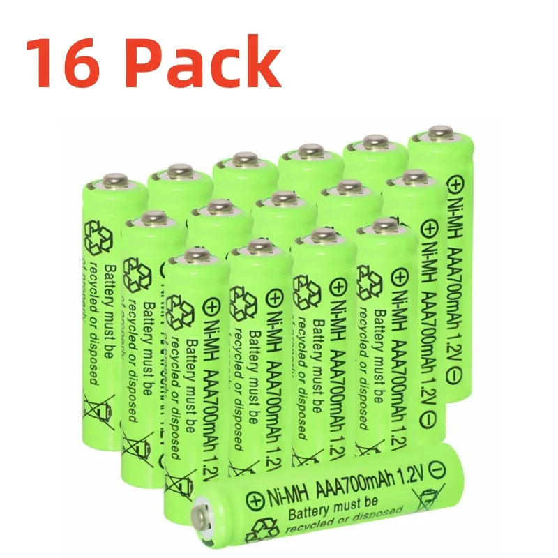 High Capacity AAA Rechargeable Batteries