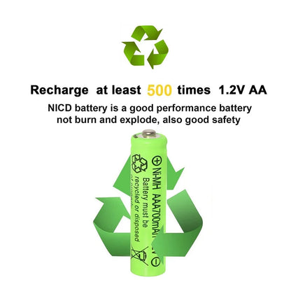 High Capacity AAA Rechargeable Batteries