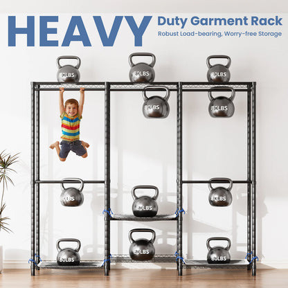Clothes Rack Storage Wardrobe Organizer