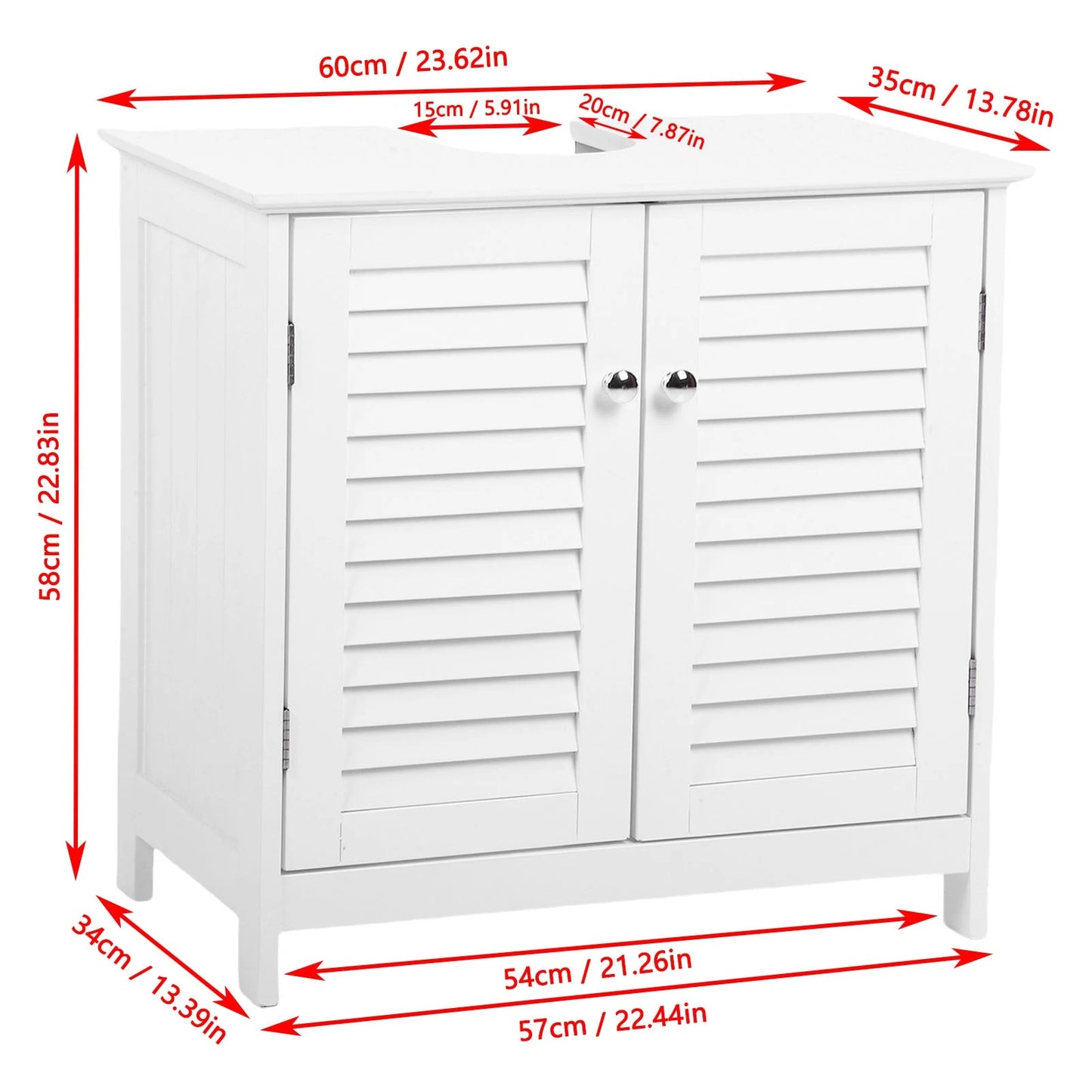 Bathroom Sink Cabinet w/ 2 Doors