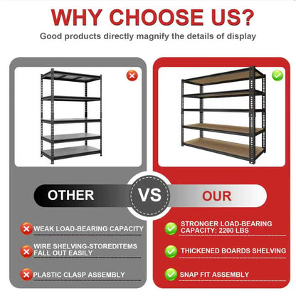 3050 LB Sturdy Metal Storage Racks