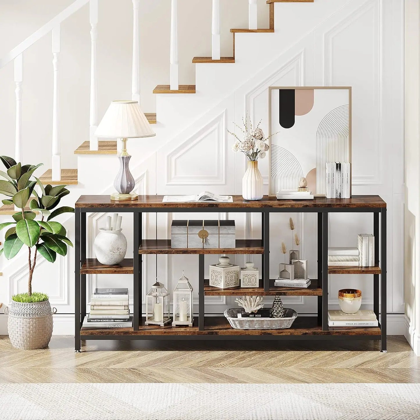 3-Tier Narrow Entryway Hallway Accent Table