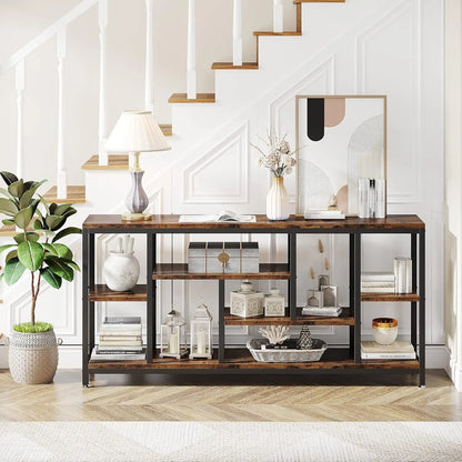 3-Tier Narrow Entryway Hallway Accent Table