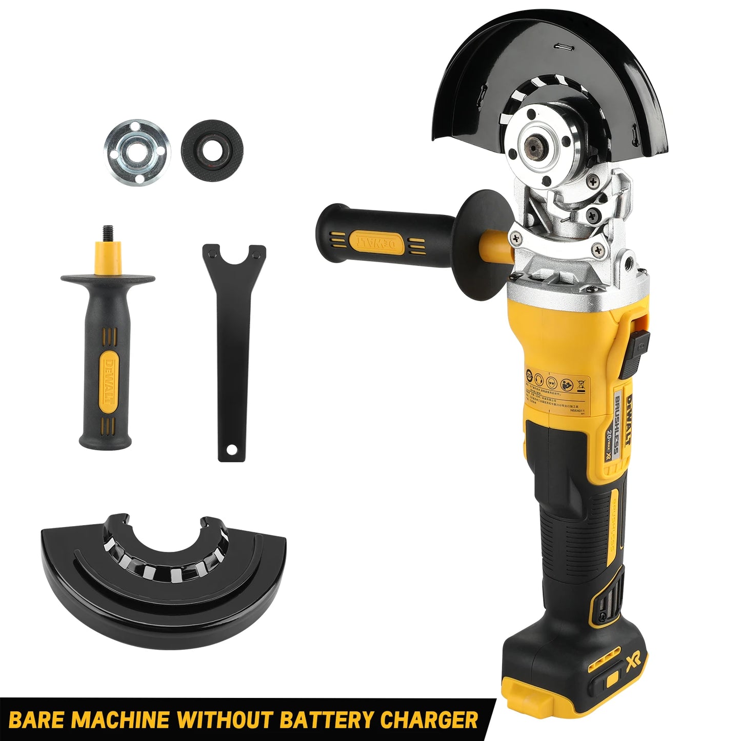 18V Lithium - Powered Brushless Angle Grinder