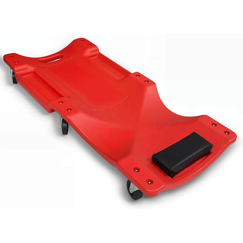 - 40" Rolling Mechanic Creeper w/Dual Tool Trays