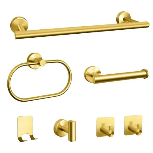 Bathroom Hardware 7Pcs Bathroom Set, 5 color variations!
