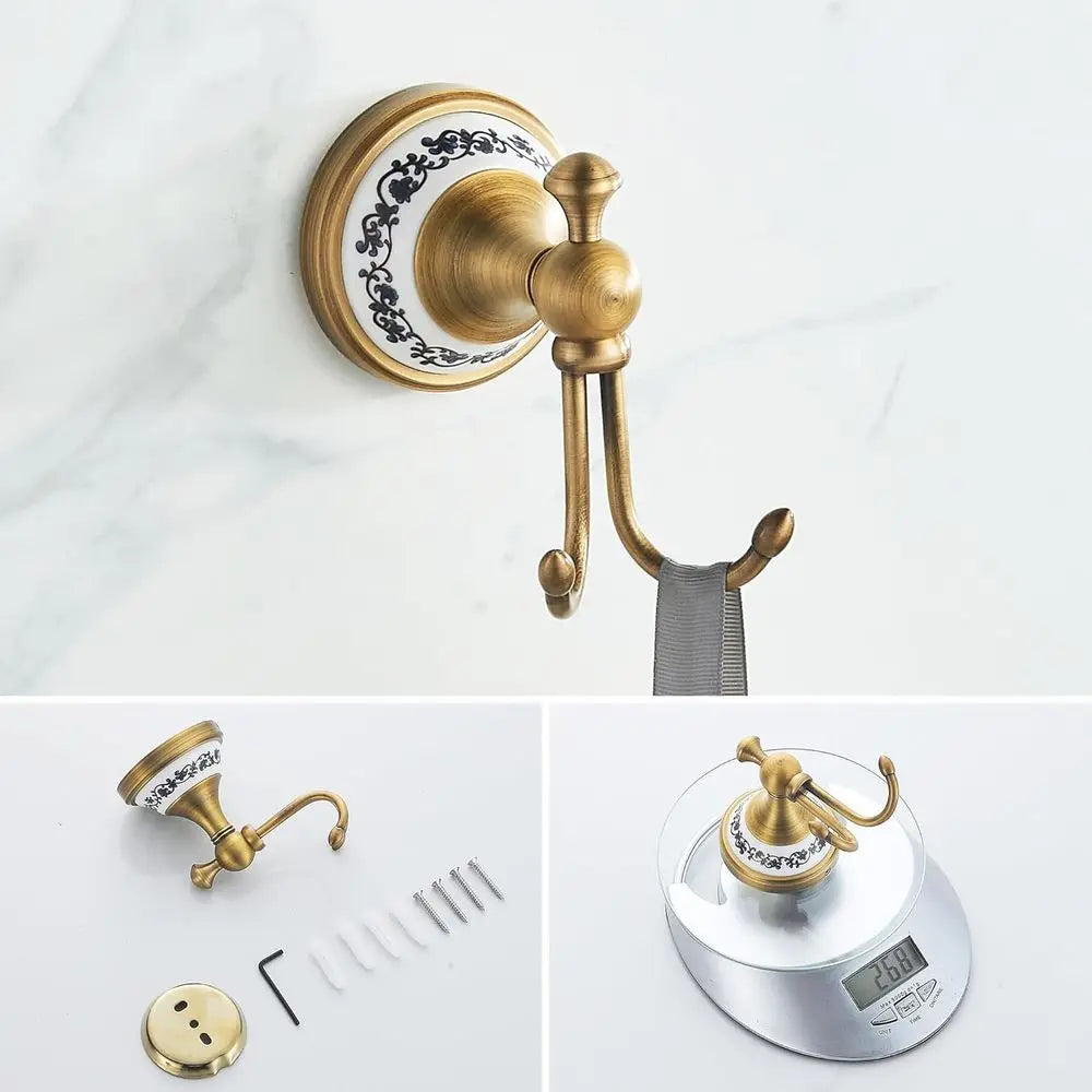 Antique Bronze Bathroom Hardware Set