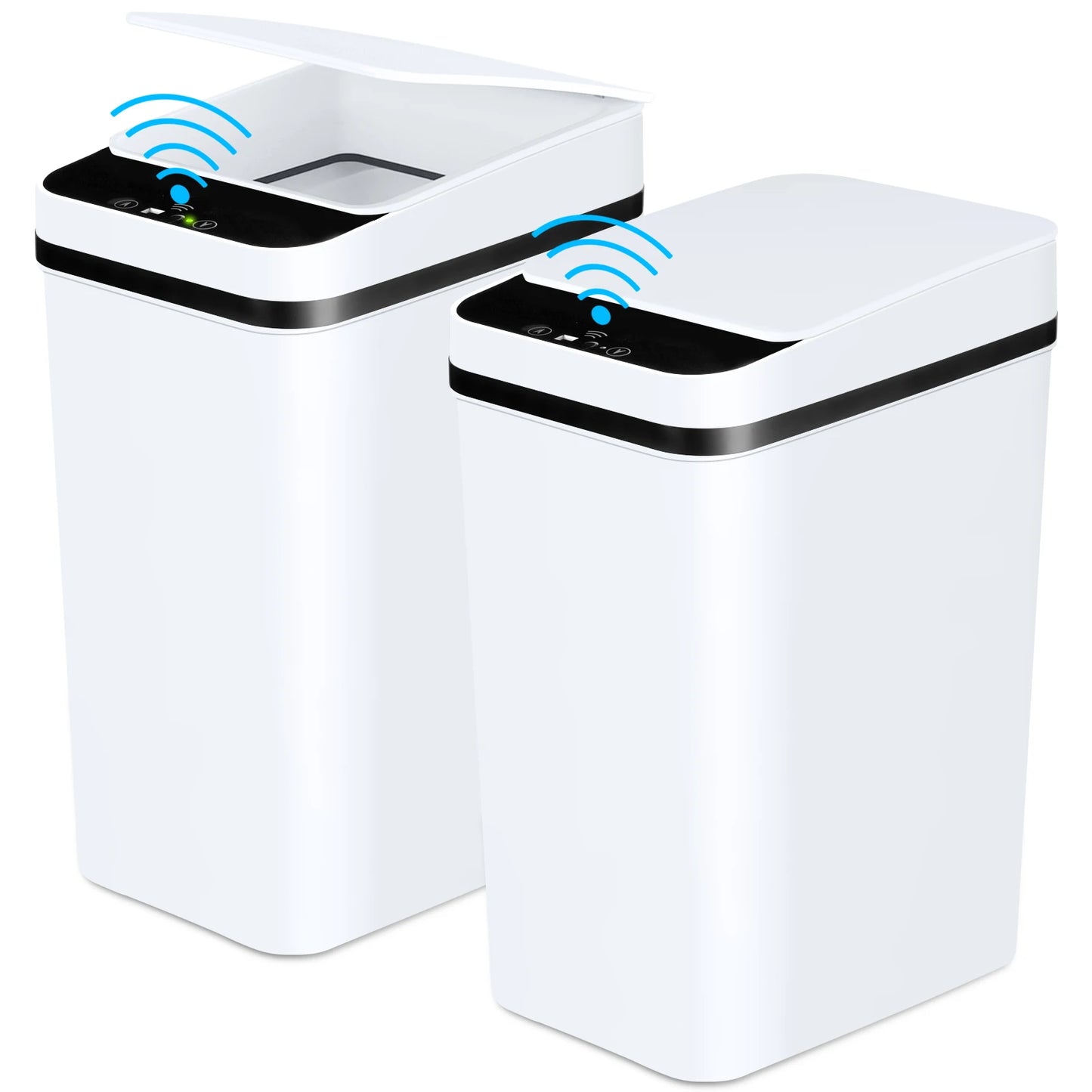 2 PK 12L Automatic Bathroom  Trash Cans