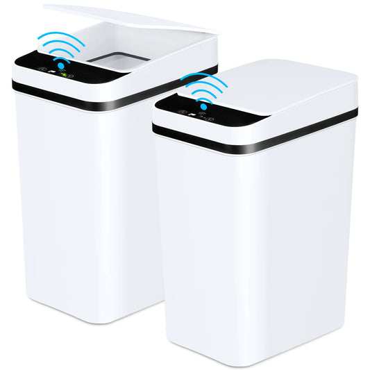 2 PK 12L Automatic Bathroom  Trash Cans