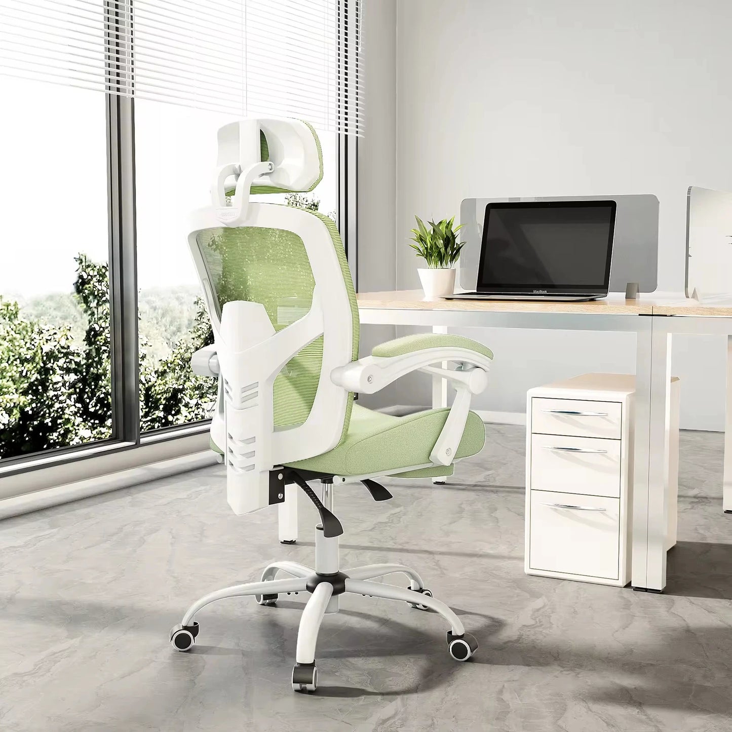 Ergonomic Reclining  Mesh Rocking Gaming Chair