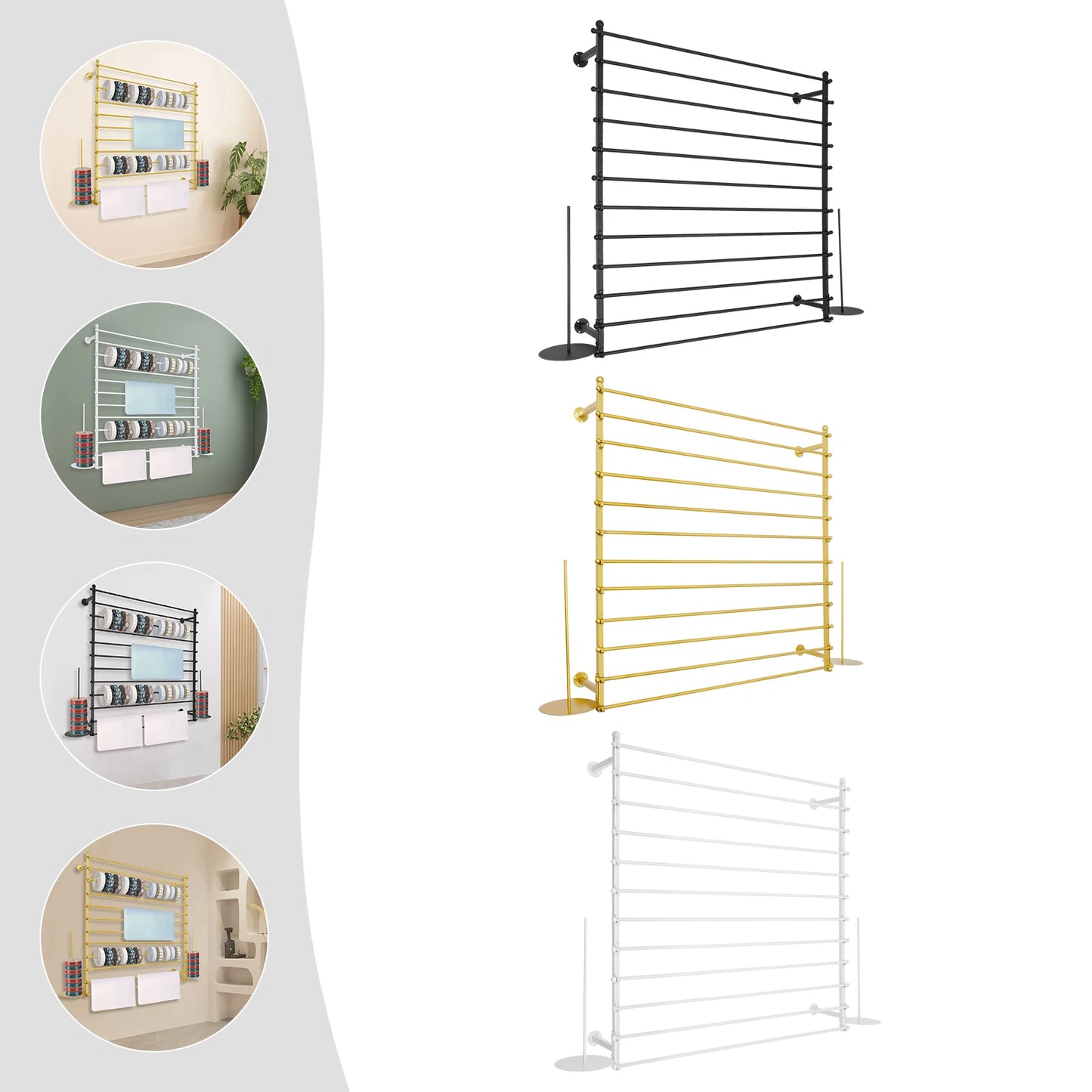 Wrapping Paper Ribbon Holder,12 Rods