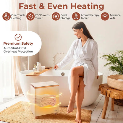 WiFi Towel Warmer with Auto Shut-Off