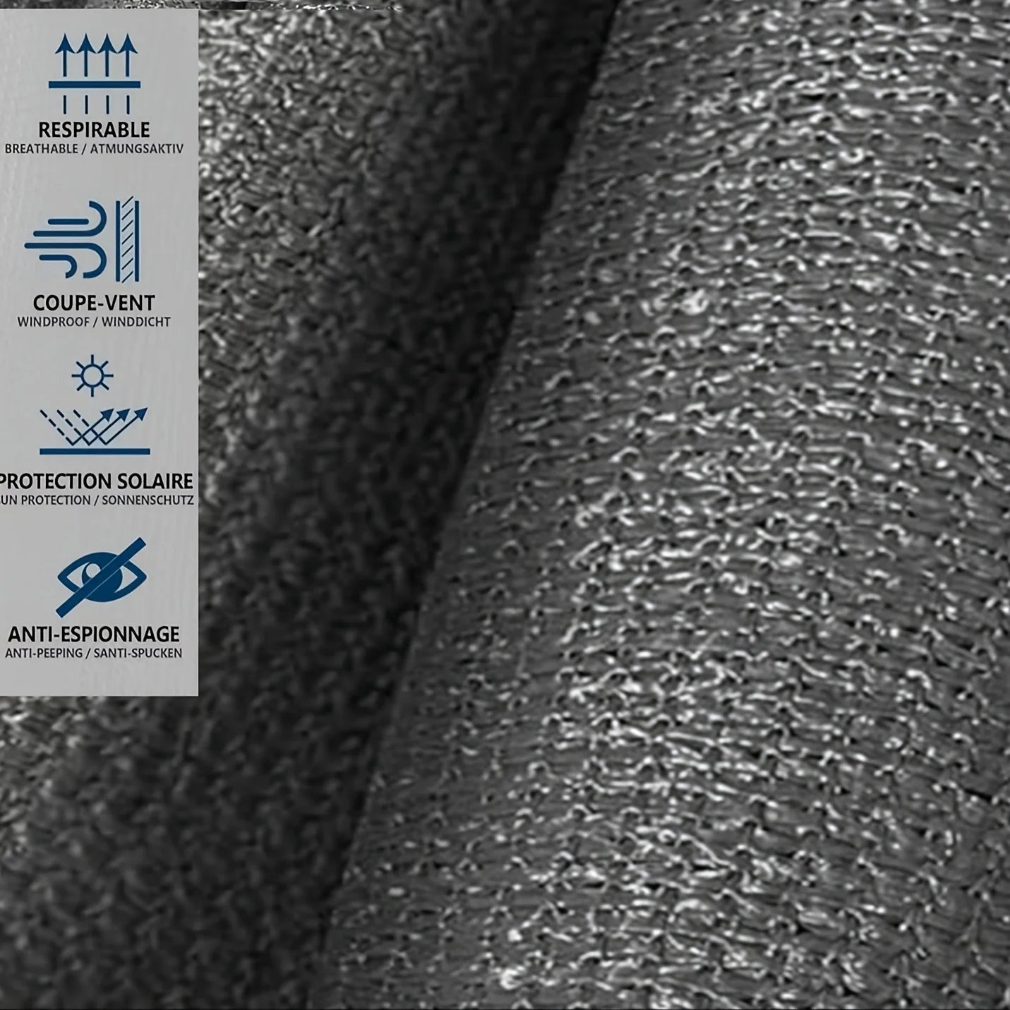 6' X 15'  Heavy Duty Mesh Shade Privacy Screen