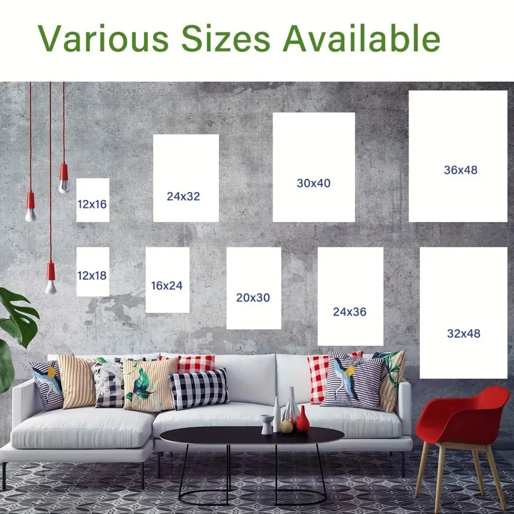 1.5 inch thick pine framed turtle canvas wall art