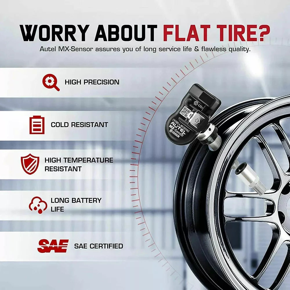 2in1 Tire Pressure Monitoring Programmable Sensors