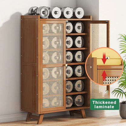 Shoe Storage Cabinet Rack with Doors