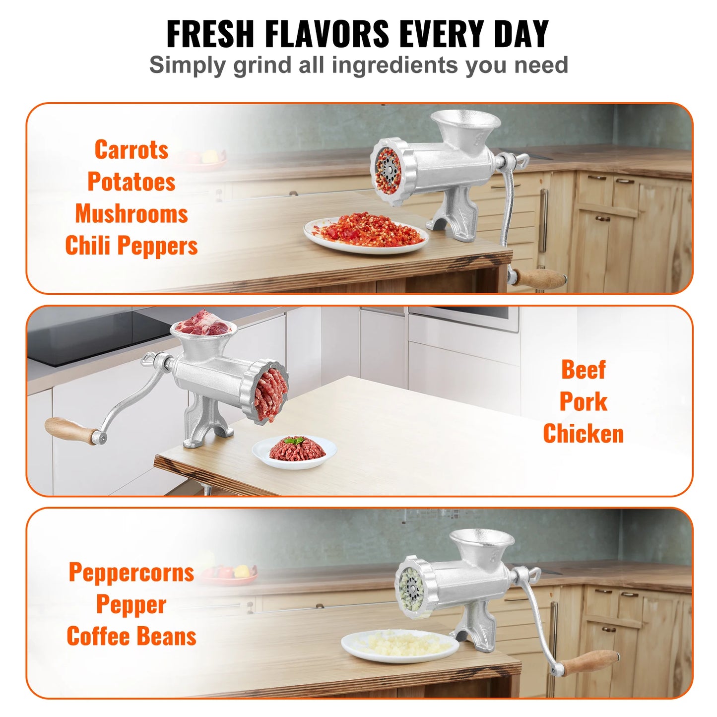 Cast Iron Hand Meat Grinder