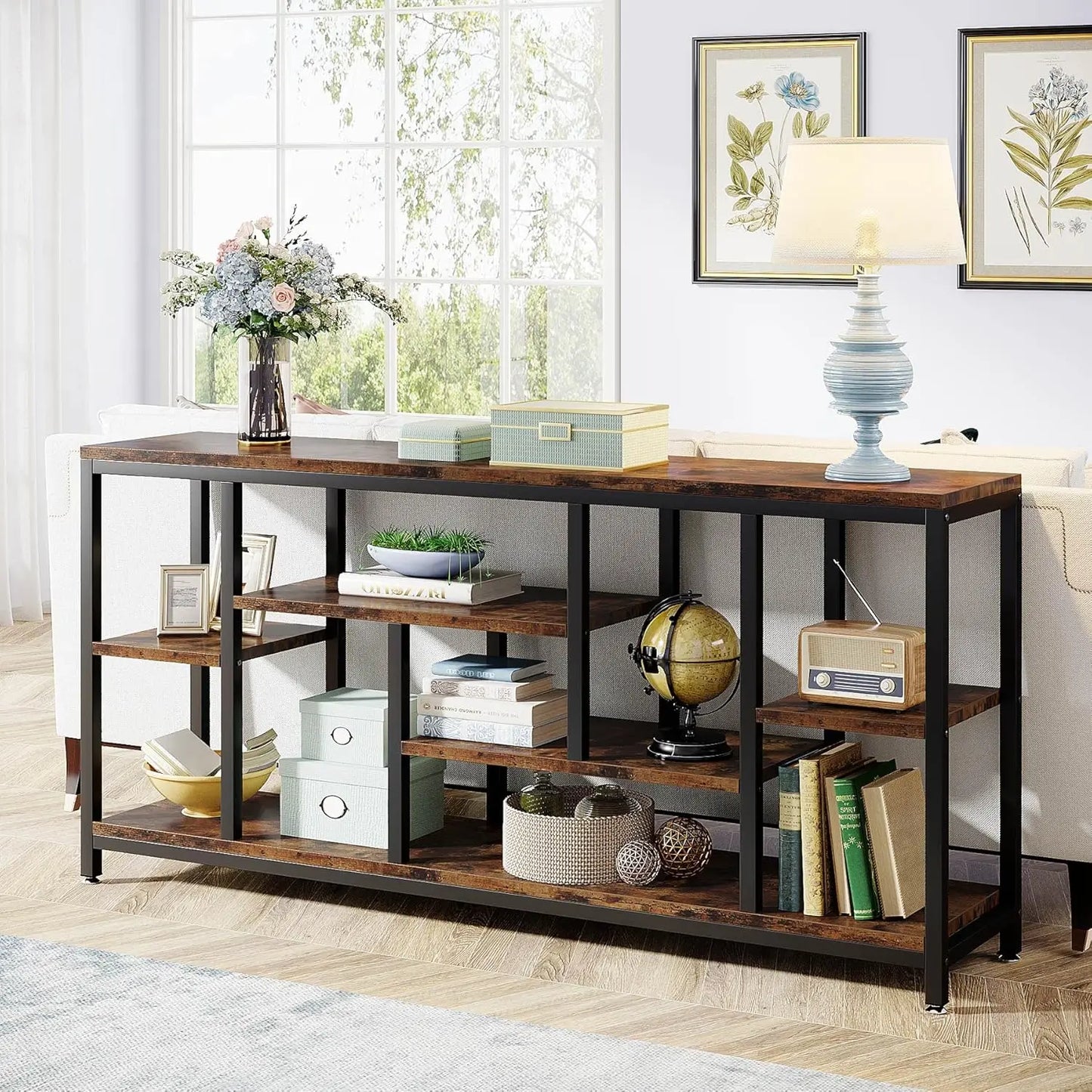 3-Tier Narrow Entryway Hallway Accent Table
