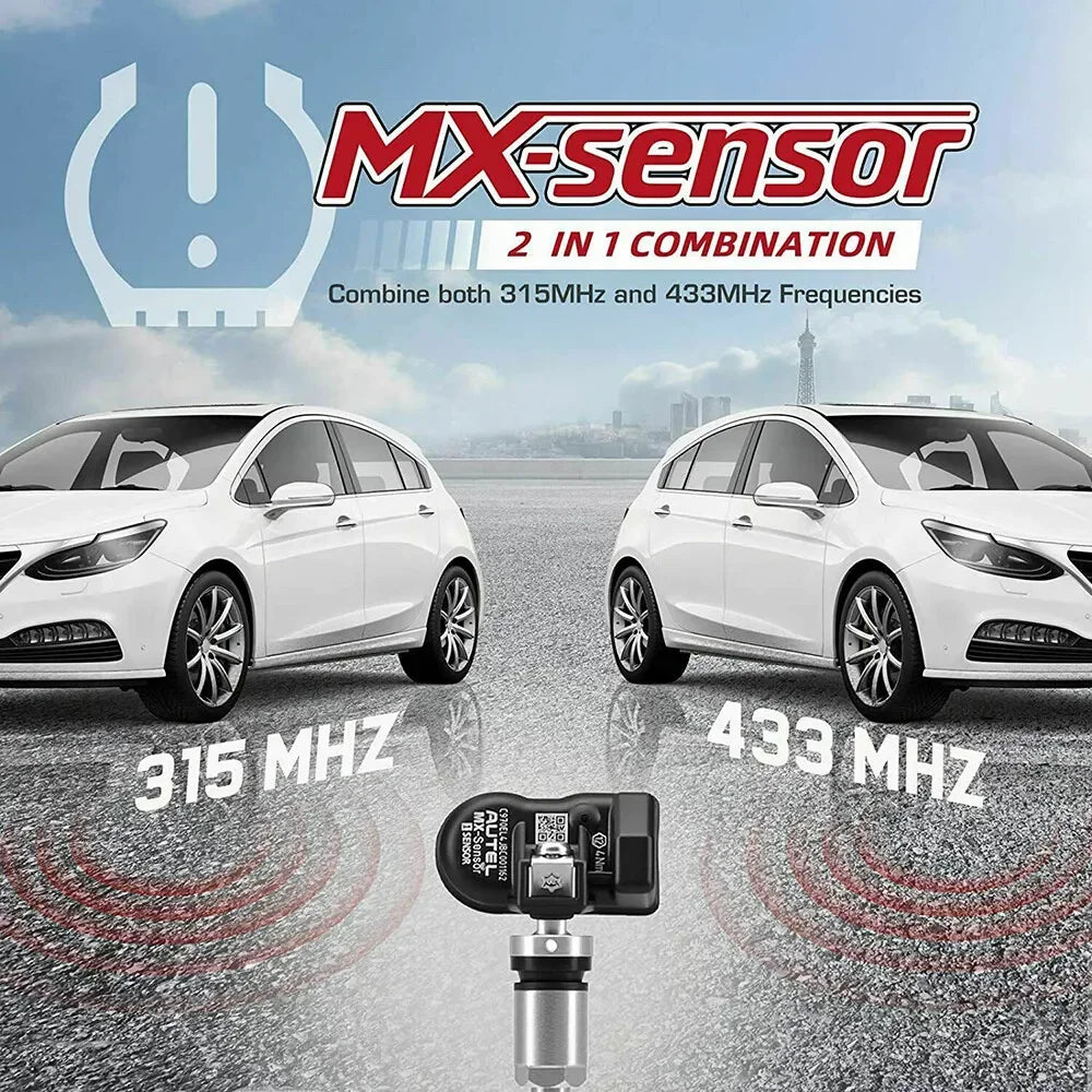 2in1 Tire Pressure Monitoring Programmable Sensors