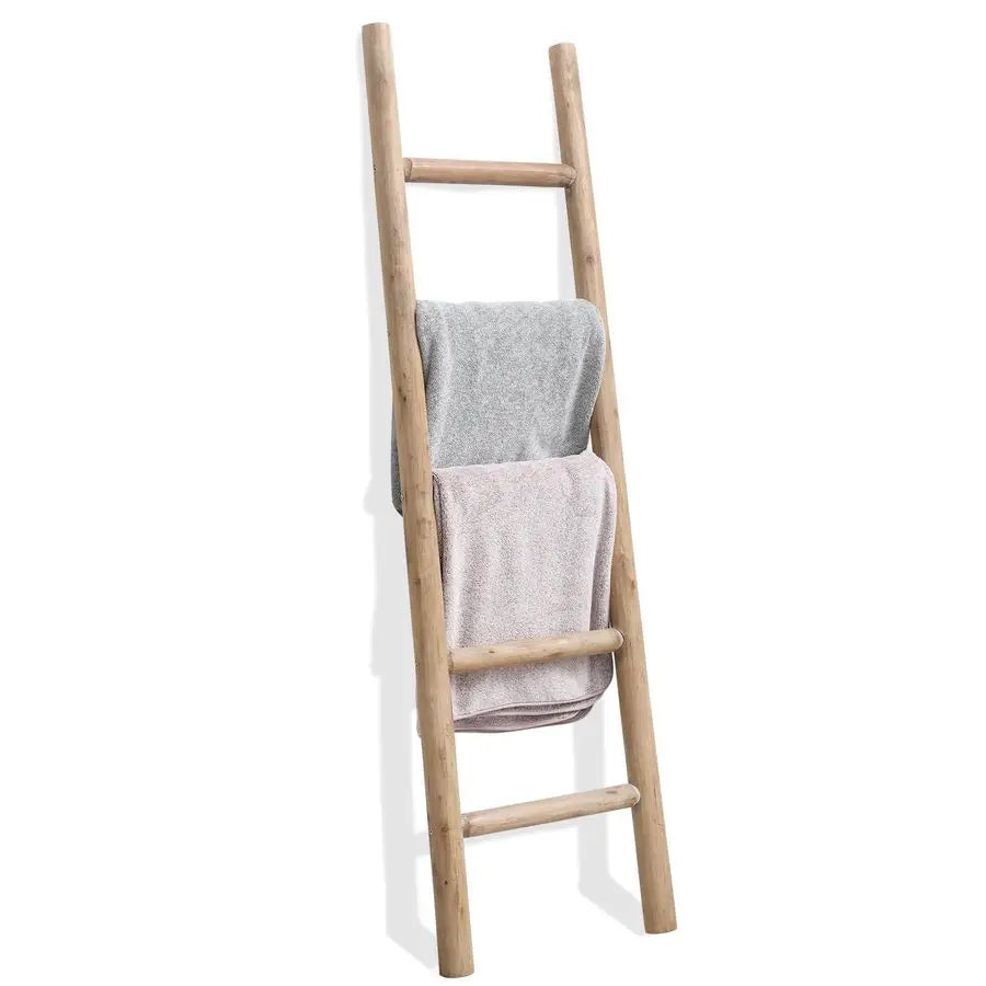57in Rustic Wooden Towel Rack