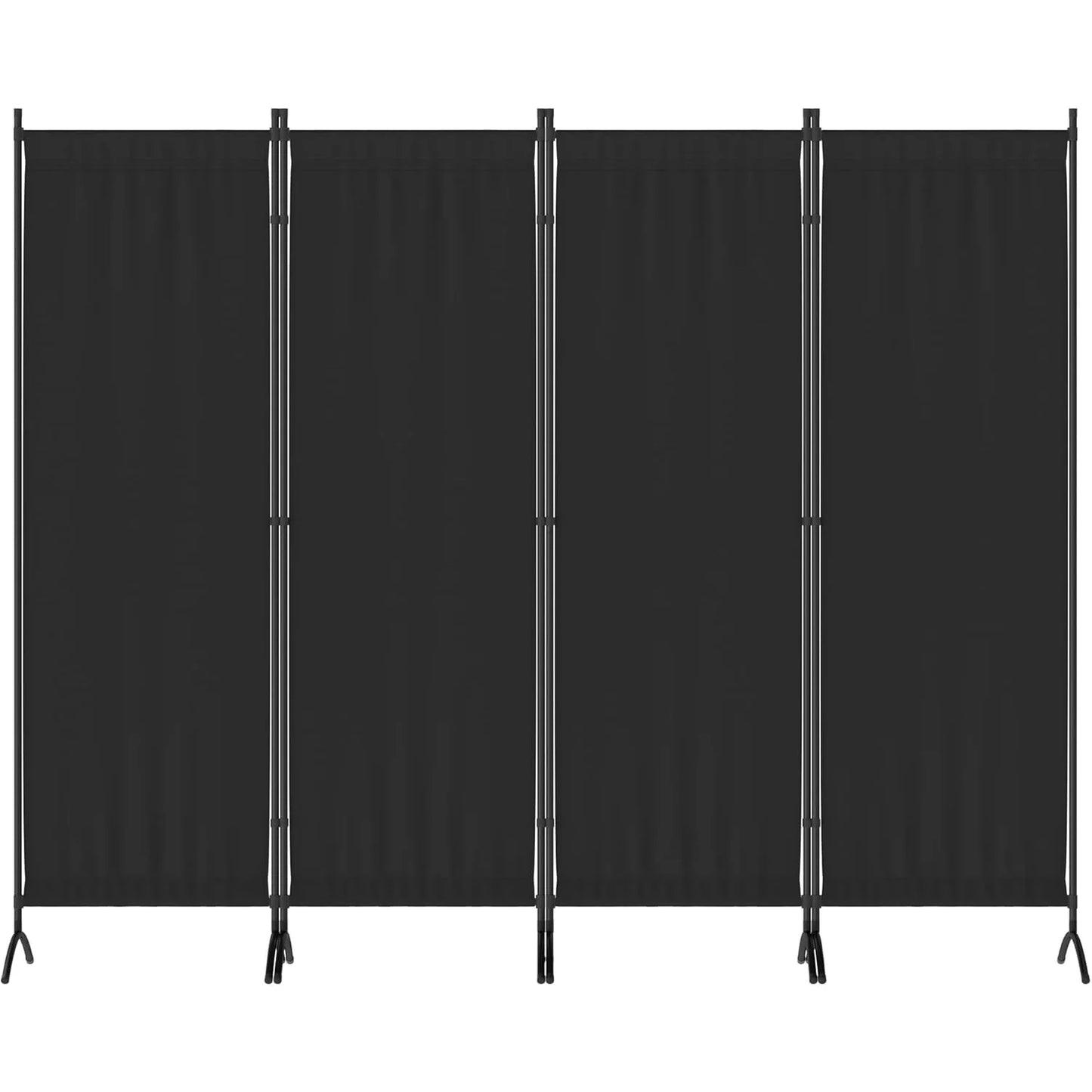 Folding Privacy Screens 4 Panel Partitions 88" Wall Dividers