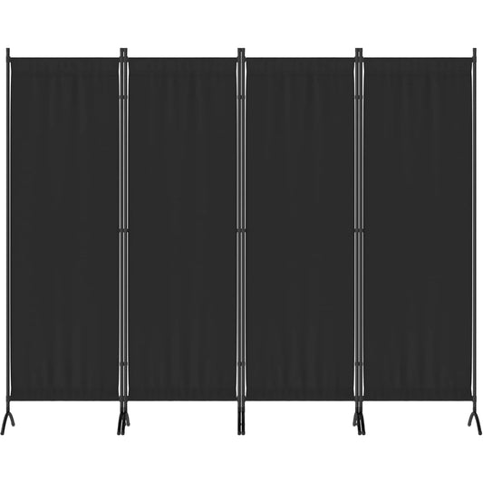 Folding Privacy Screens 4 Panel Partitions 88" Wall Dividers