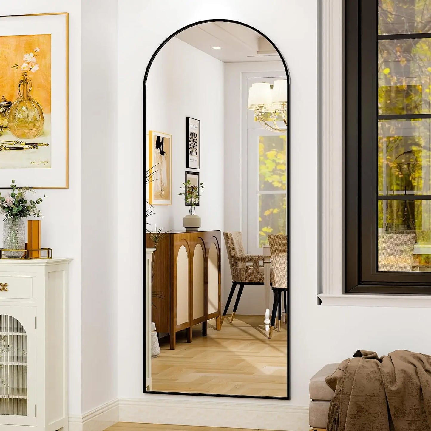 26" x 71" Aluminum Alloy Frame Full Body Mirror