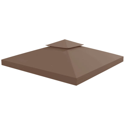 13' X 10' 2-Tier Gazebo Canopy Top Cover Replacement