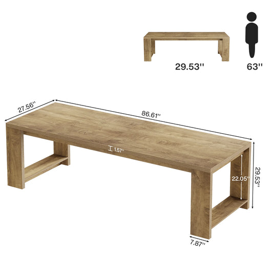 Modern Dining Table for 6-8 People,