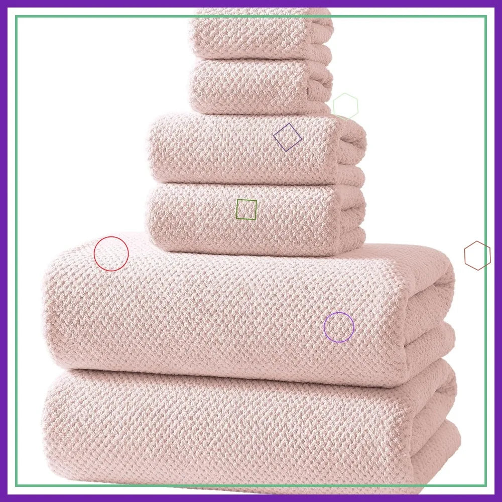 Highly Absorbent Luxury Towels for Bathroom, Gym