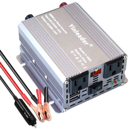 500W/300W Car Inverter DC12V AC110V Power Conversion