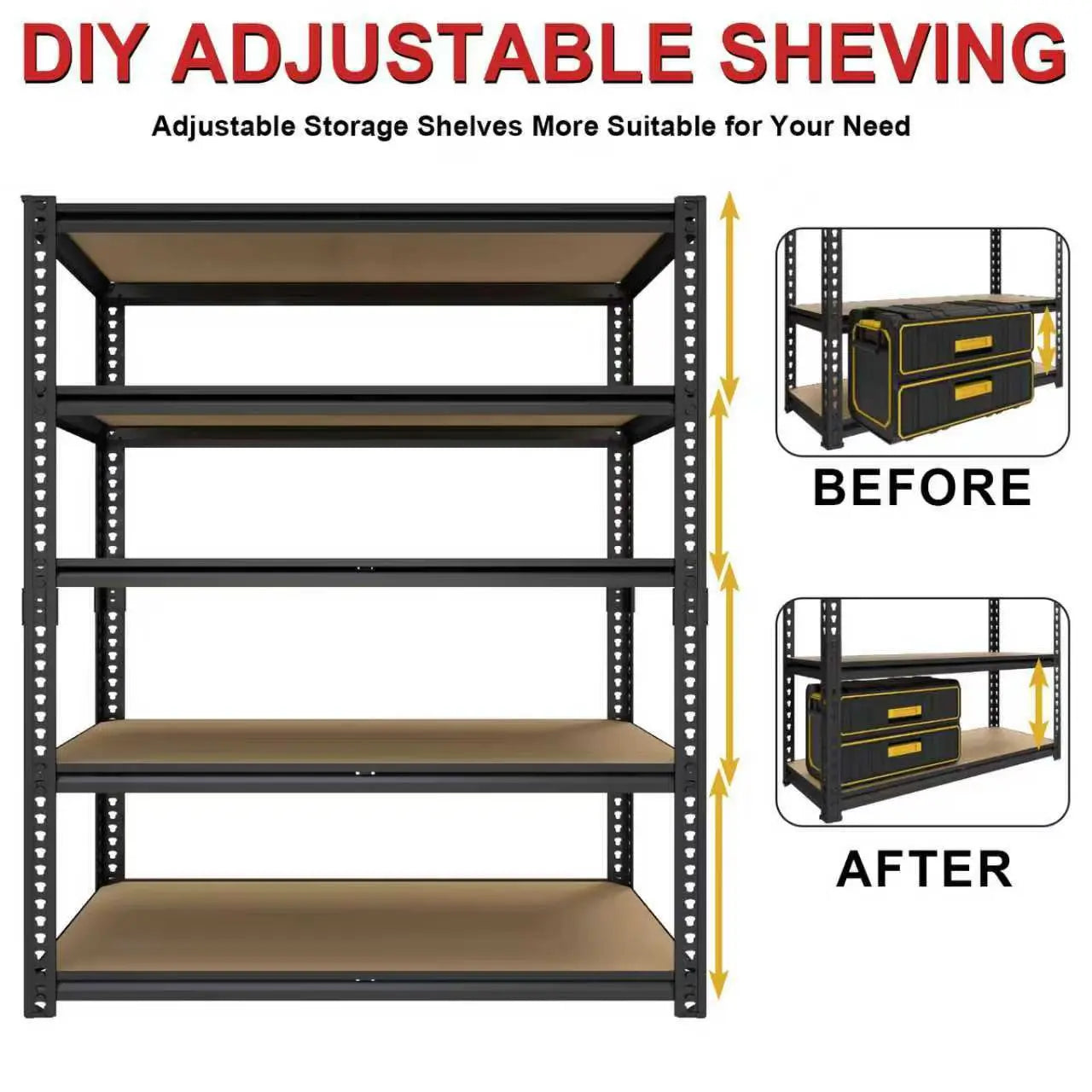3050 LB Sturdy Metal Storage Racks