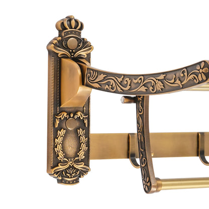 Vintage Bathroom Towel Rack