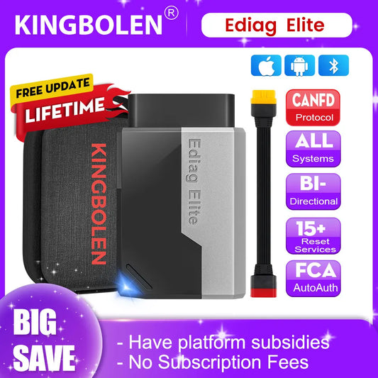 Lifetime free Car Diagnostic Tools All system, 15 Resets