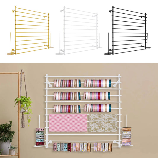 Wrapping Paper Ribbon Holder,12 Rods