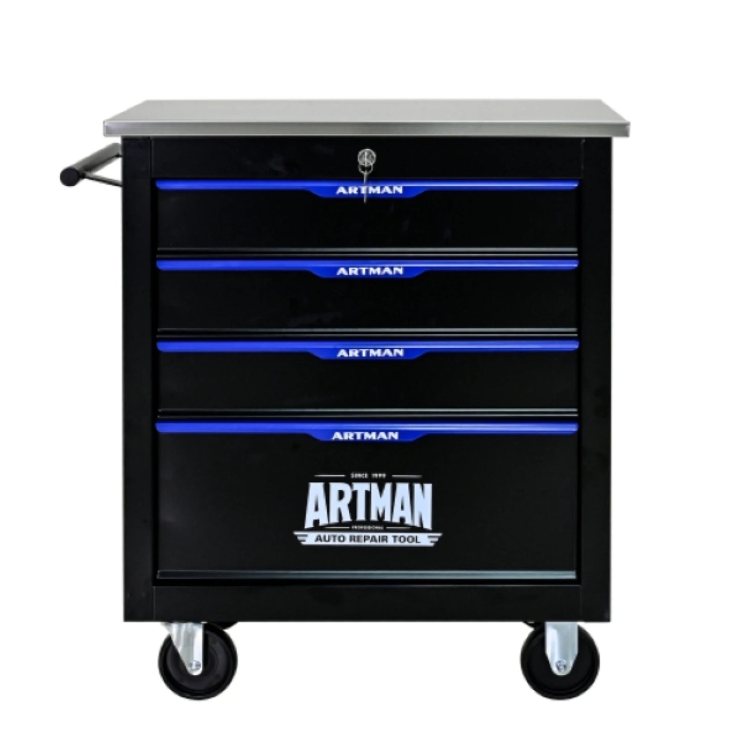 Rolling Metal Tool Chest with 4ea 20" Drawers, with Ball Bearing Drawer Slides
