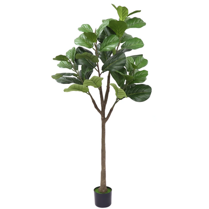 Safe And Artificial Tree Plant w/ Exquisite Flower Pots,