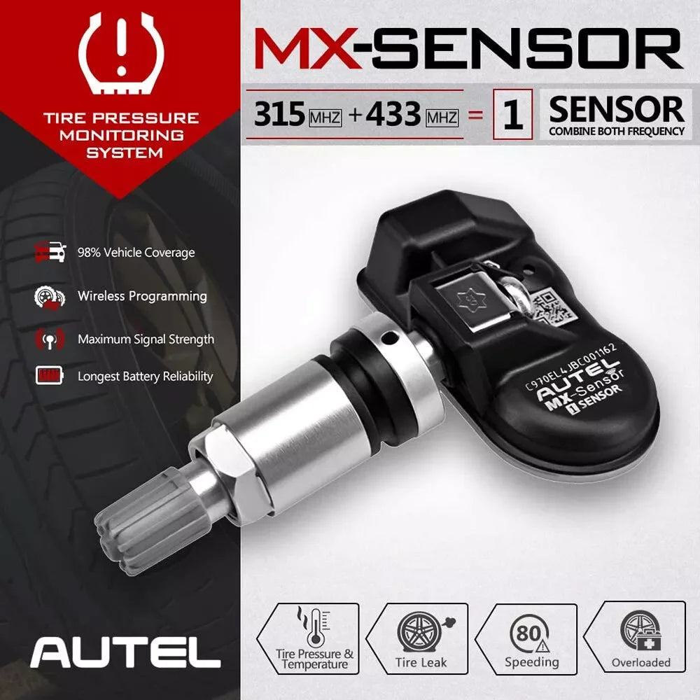 2in1 Tire Pressure Monitoring Programmable Sensors