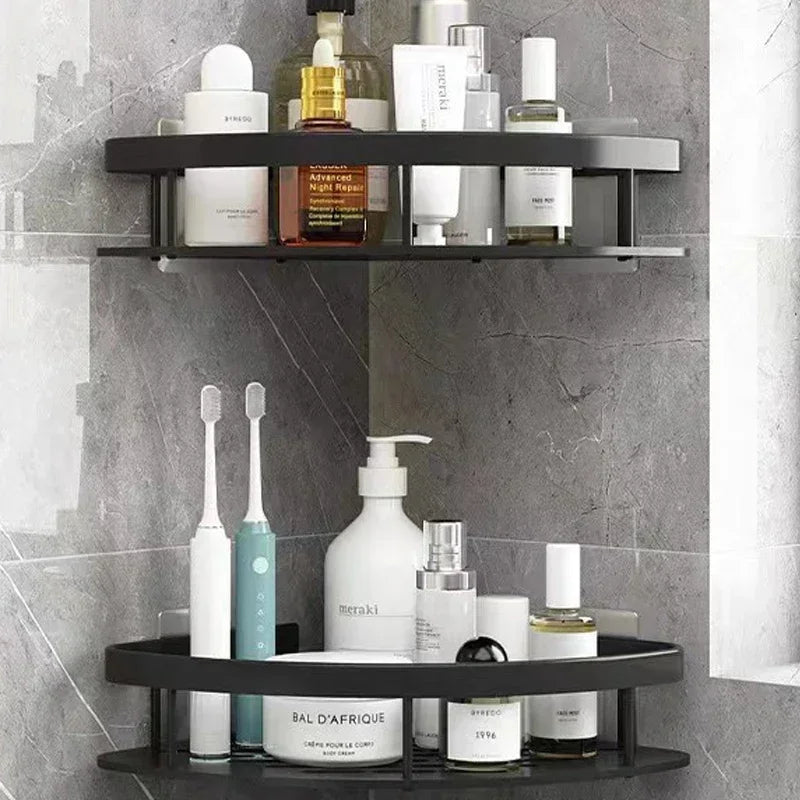 Bathroom 2 pc Aluminum Corner Shelf