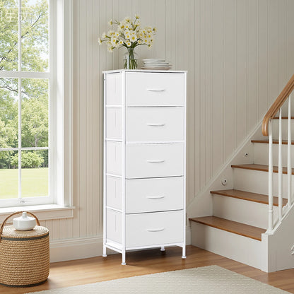48" Dresser w/ 5 Fabric Drawers