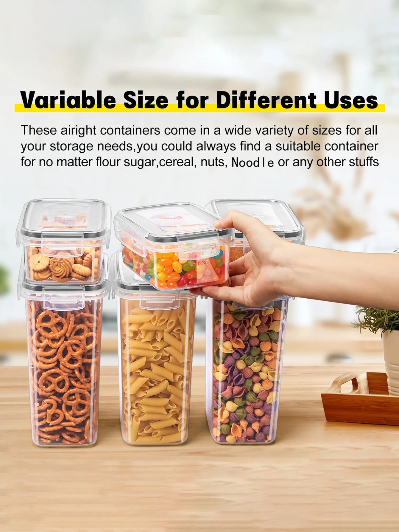 24pcs Sealed food storage containers with LIDS
