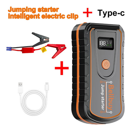 2000A Car Jump Starter, Power Bank and Emergency LED Light