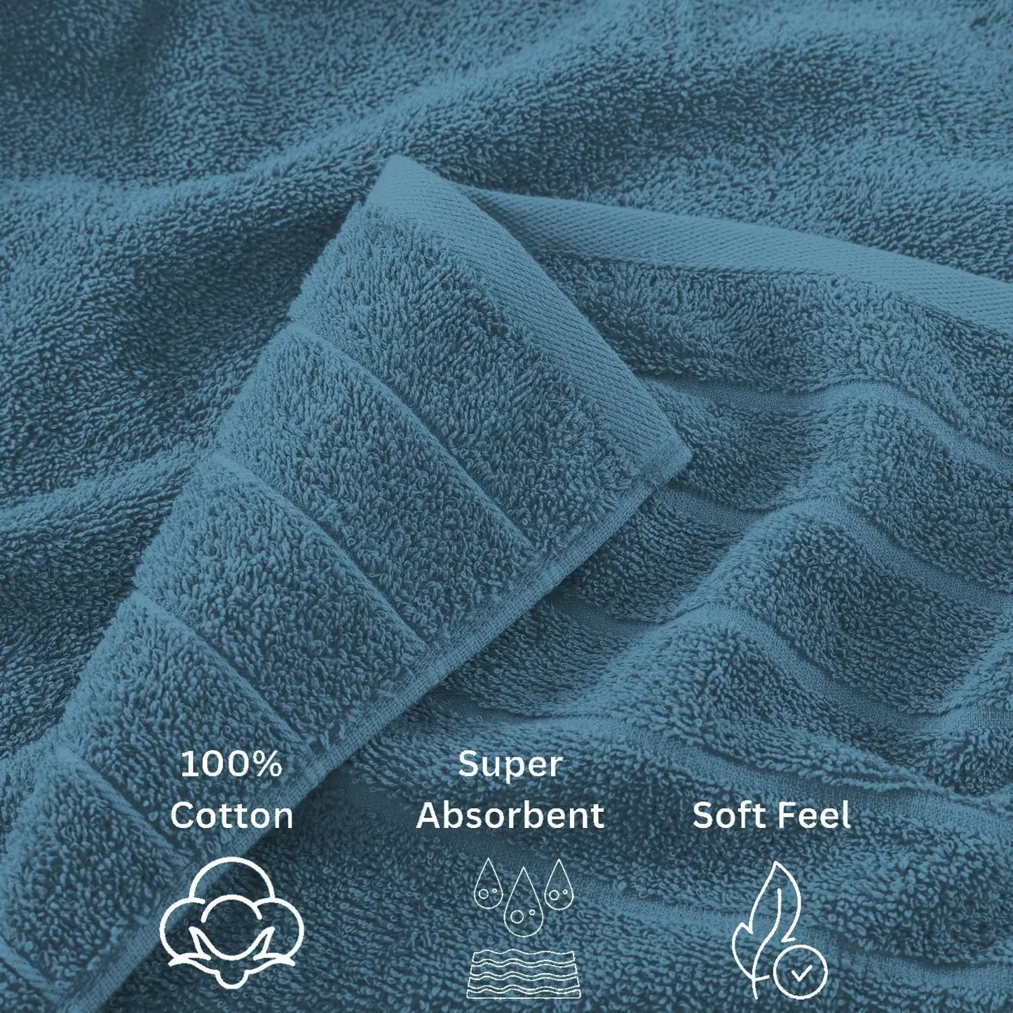 18 Pc Hotel Quality Quick Dry, Absorbent